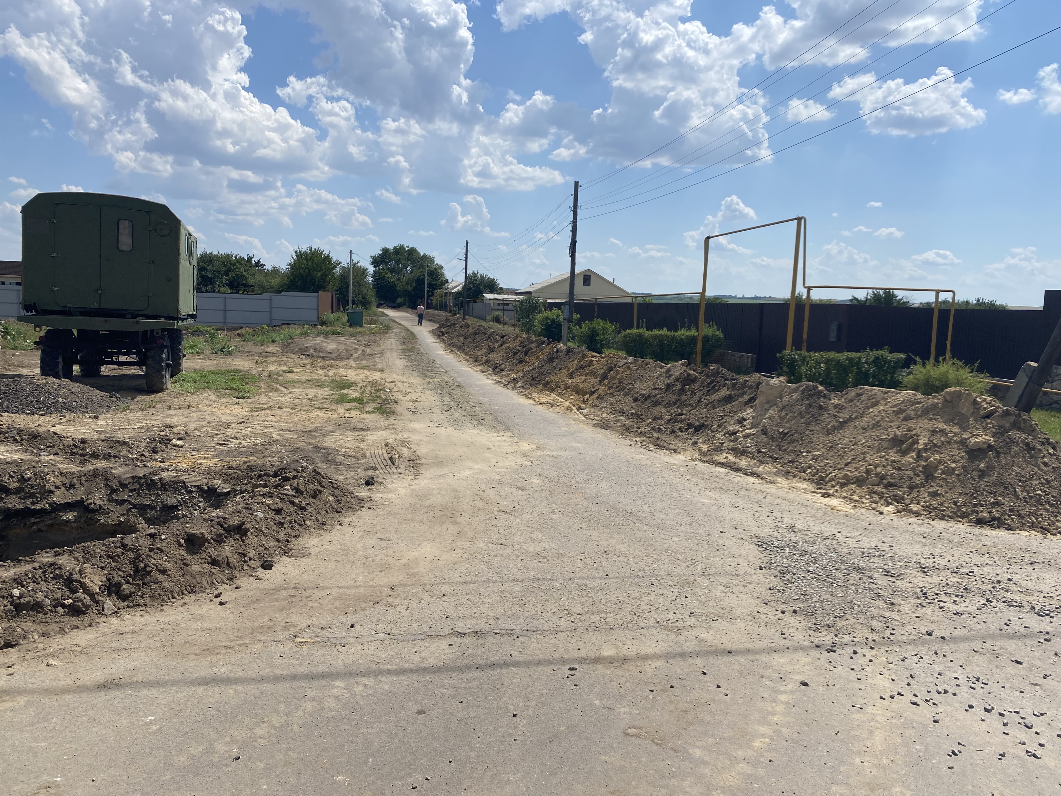 В селе Поповка завершается ремонт водопроводных сетей.